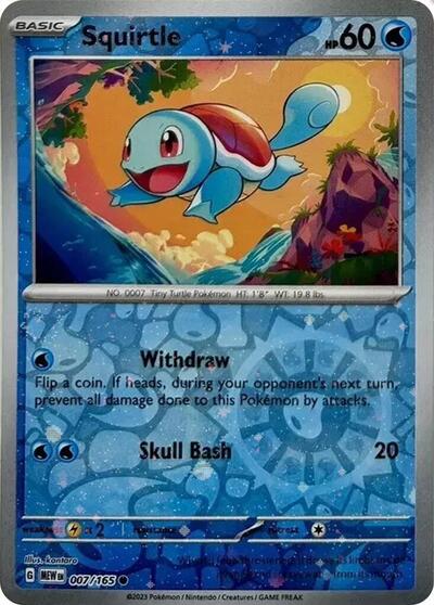 Squirtle - 007/165 (Cosmos Holo) (Costco Exclusive) (Miscellaneous Cards & Products) Near Mint Holofoil