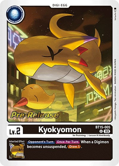 Kyokyomon (Exceed Apocalypse Pre-Release Cards) Near Mint Foil