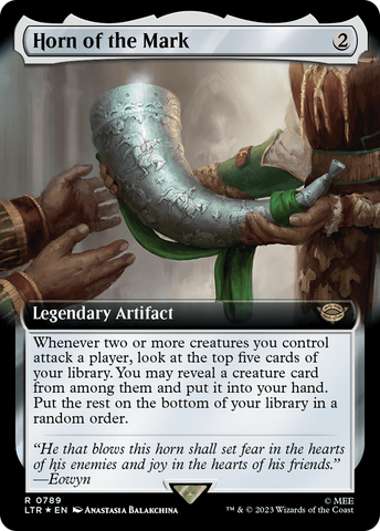 Horn of the Mark (Extended Art) (Surge Foil) [The Lord of the Rings: Tales of Middle-Earth]