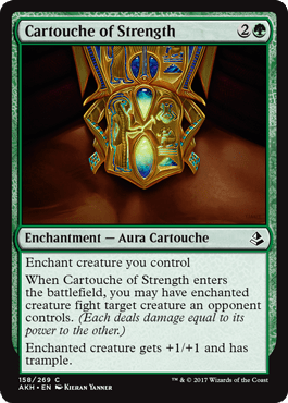 Cartouche of Strength (Amonkhet) Near Mint - Nick Nack's Full Frontal Attack