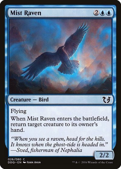 Mist Raven (Duel Decks: Blessed vs Cursed) Near Mint - Nick Nack's Full Frontal Attack