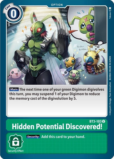 Hidden Potential Discovered! (Release Special Booster) Near Mint