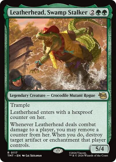 Leatherhead, Swamp Stalker (Teenage Mutant Ninja Turtles) Near Mint Foil