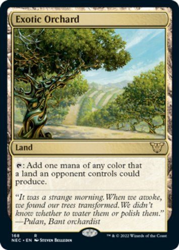 Exotic Orchard (Commander: Kamigawa: Neon Dynasty) Near Mint - Nick Nack's Full Frontal Attack