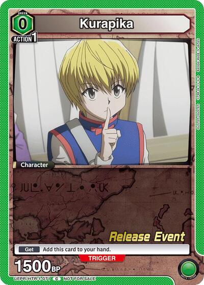 Kurapika (071) (Hunter x Hunter Release Event Cards) Near Mint