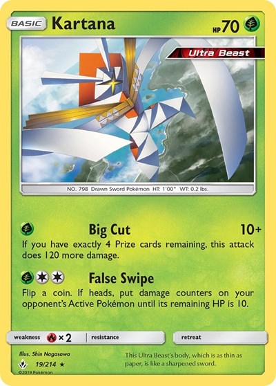 Kartana (SM - Unbroken Bonds) Near Mint Holofoil