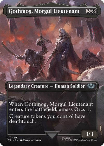 Gothmog, Morgul Lieutenant (Borderless) (Universes Beyond: The Lord of the Rings: Tales of Middle-earth) Near Mint