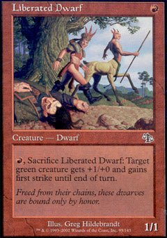 Liberated Dwarf (Judgment) Light Play Foil - Nick Nack's Full Frontal Attack