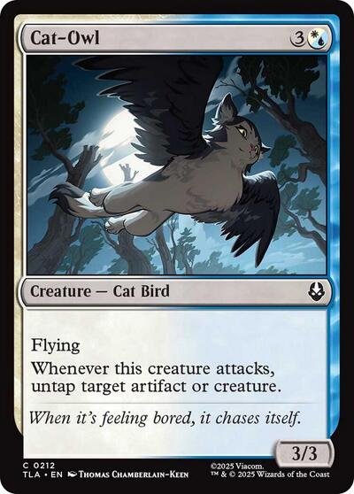 Cat - Owl (Avatar: The Last Airbender) Near Mint - Nick Nack's Full Frontal Attack