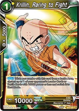 Krillin, Raring to Fight (Miraculous Revival) Near Mint