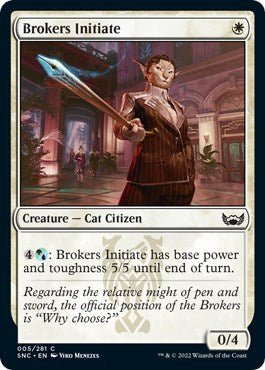 Brokers Initiate (Streets of New Capenna) Near Mint - Nick Nack's Full Frontal Attack