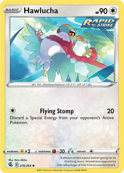 Hawlucha (SWSH08: Fusion Strike) Near Mint