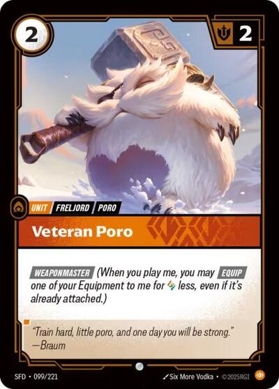 Veteran Poro (Spiritforged) Near Mint Foil