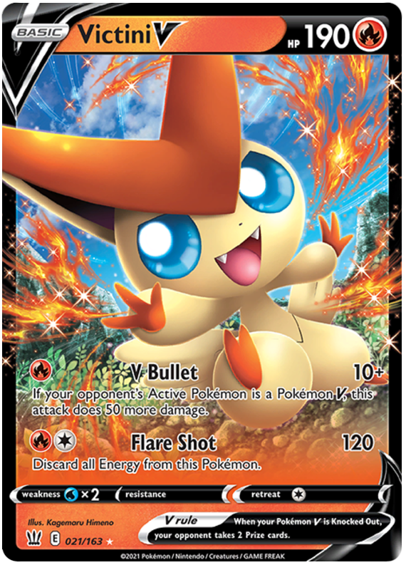 Victini V (021/163) [Épée &amp; Bouclier : Styles de combat] 