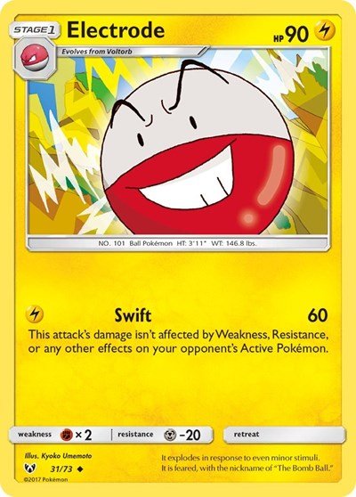 Electrode (Shining Legends) Near Mint - Nick Nack's Full Frontal Attack