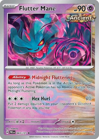 Flutter Mane (Master Ball Pattern) (SV: Prismatic Evolutions) Near Mint Holofoil