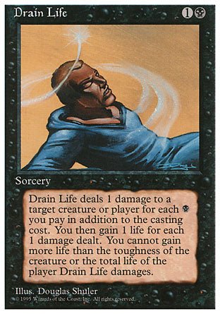 Drain Life (4th Edition) Light Play - Nick Nack's Full Frontal Attack