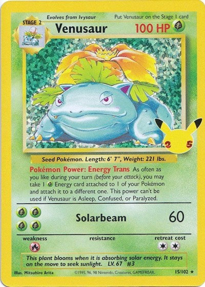 Venusaur (Celebrations: Classic Collection) Near Mint Holofoil
