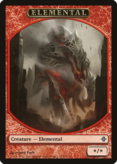 Elemental Token (Rise of the Eldrazi) Light Play