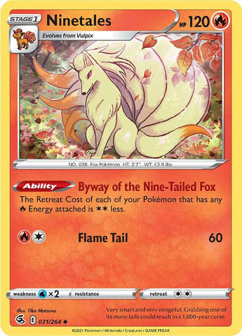 Ninetales (031/264) [Espada y escudo: Golpe de fusión] 