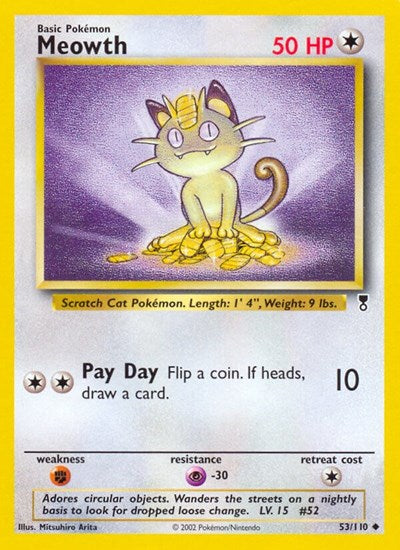 Meowth (Legendary Collection) Light Play