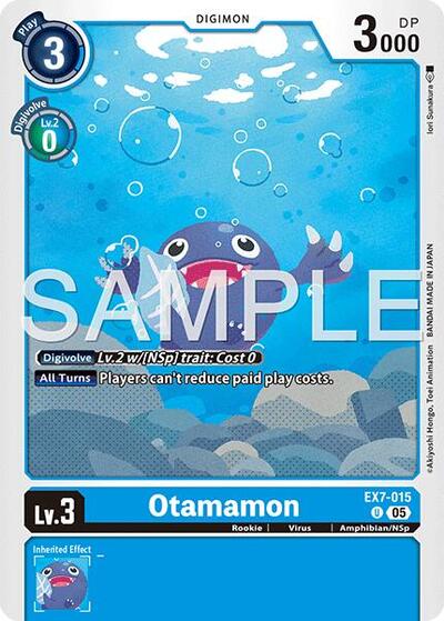 Otamamon (Reprint) (Advanced Booster Digimon Generation) Near Mint Foil - Nick Nack's Full Frontal Attack