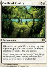 Cradle of Vitality (Shards of Alara) Near Mint - Nick Nack's Full Frontal Attack