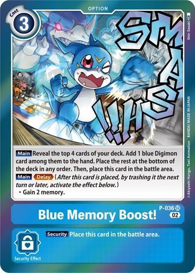 Blue Memory Boost! (Resurgence Booster Reprint) (Resurgence Booster) Near Mint - Nick Nack's Full Frontal Attack