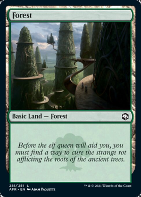 Forest (281) (Adventures in the Forgotten Realms) Near Mint - Nick Nack's Full Frontal Attack