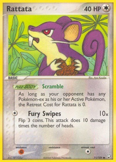 Rattata - 071 (Team Rocket Returns) Light Play - Nick Nack's Full Frontal Attack