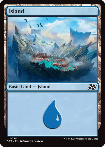 Island (0280) (Aetherdrift) Near Mint