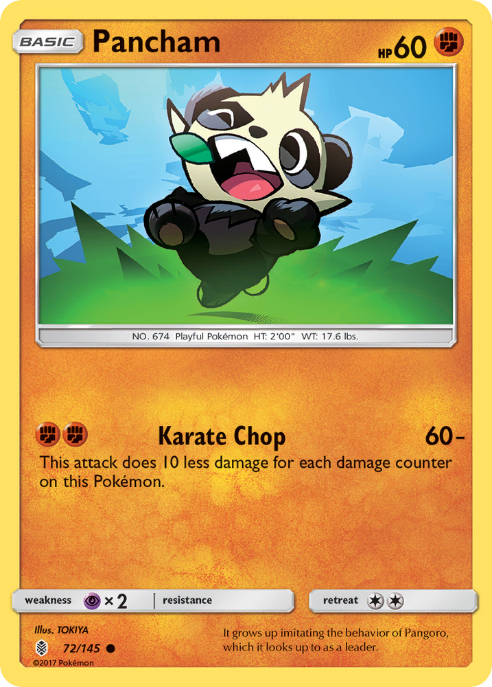 Pancham (72/145) [Soleil et Lune : Gardiens Rising] 