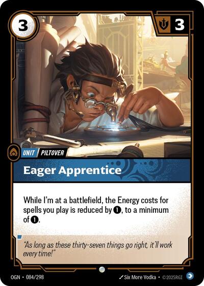 Eager Apprentice (Origins) Near Mint - Nick Nack's Full Frontal Attack