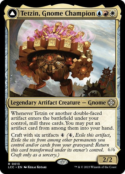 Tetzin, Gnome Champion (Commander: The Lost Caverns of Ixalan) Near Mint Foil
