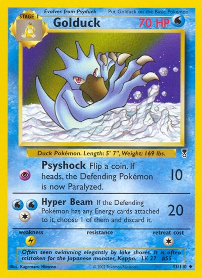 Golduck (Legendary Collection) Light Play