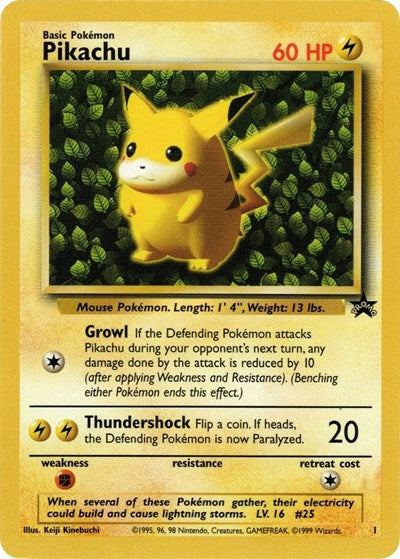 Pikachu (1) (WoTC Promo) Light Play