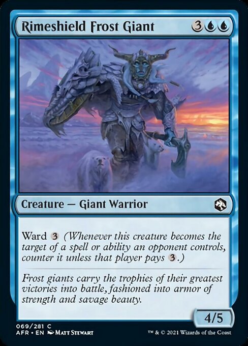 Rimeshield Frost Giant (Adventures in the Forgotten Realms) Near Mint - Nick Nack's Full Frontal Attack