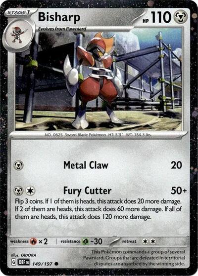 Bisharp - 149/197 (Cosmos Holo) (Miscellaneous Cards & Products) Near Mint Holofoil - Nick Nack's Full Frontal Attack