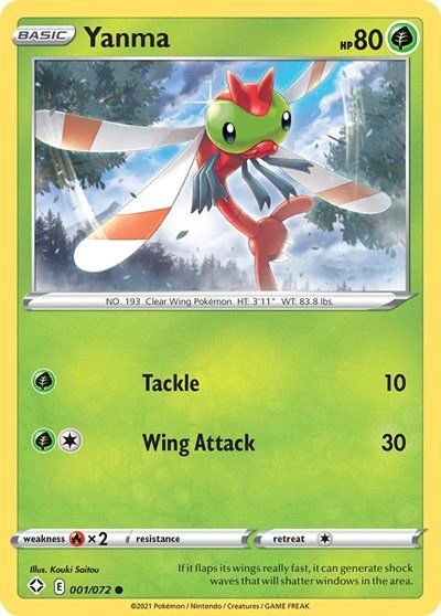 Yanma (Shining Fates) Near Mint - Nick Nack's Full Frontal Attack