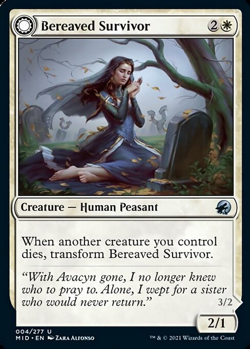 Bereaved Survivor / Dauntless Avenger (Innistrad: Midnight Hunt) Near Mint - Nick Nack's Full Frontal Attack