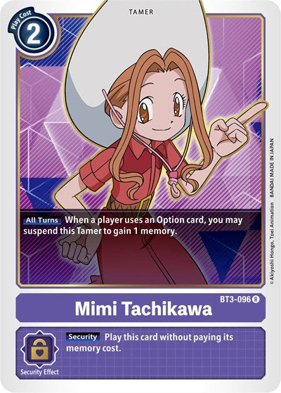 Mimi Tachikawa- BT3-096 (Release Special Booster) Near Mint