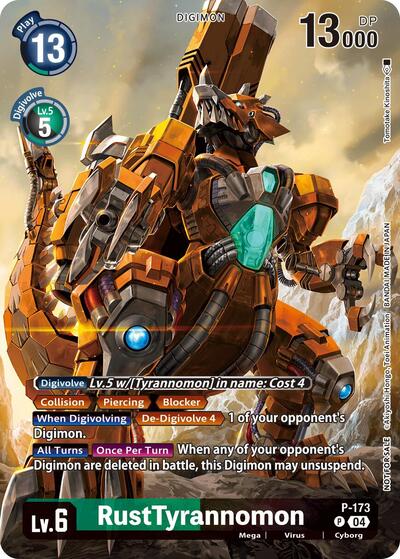 RustTyrannomon (Update Pack 2025) (Release Special Booster 2.5) Near Mint Foil - Nick Nack's Full Frontal Attack
