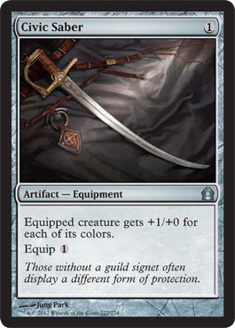 Civic Saber (Return to Ravnica) Near Mint - Nick Nack's Full Frontal Attack
