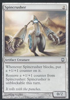 Spincrusher (Darksteel) Light Play - Nick Nack's Full Frontal Attack