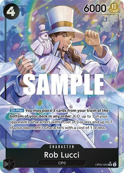 Rob Lucci (093) (Alternate Art) (Awakening of the New Era) Near Mint Foil