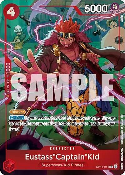 EustassCaptainKid (One Piece Illustration Box Vol. 8) (One Piece Promotion Cards) Near Mint Foil