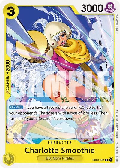 Charlotte Smoothie (Extra Booster: One Piece Heroines Edition) Near Mint - Nick Nack's Full Frontal Attack