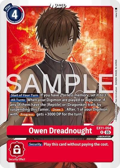 Owen Dreadnought (Dawn of Liberator) Near Mint - Nick Nack's Full Frontal Attack