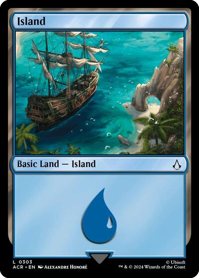 Island (0303) (Universes Beyond: Assassin's Creed) Near Mint