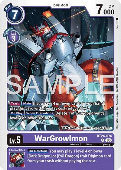 WarGrowlmon (Time Stranger) Near Mint - Nick Nack's Full Frontal Attack